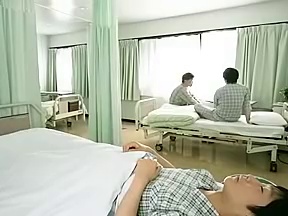 めちゃ押しに弱い！？ 美顔ナースに性処理させ続けたこっそり大部屋フェラチオ入院性活 兒玉七海 タイトル画像